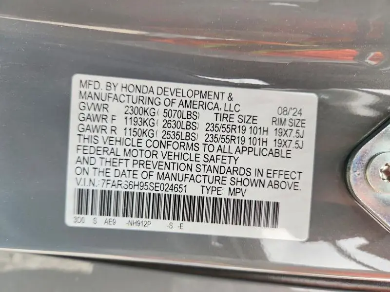2025 HONDA CR-V SPORT TOURING  