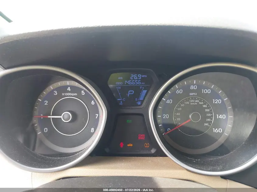 2012 HYUNDAI ELANTRA LIMITED (ULSAN PLANT)