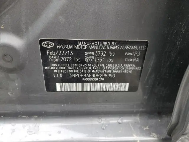 2013 HYUNDAI ELANTRA GLS
