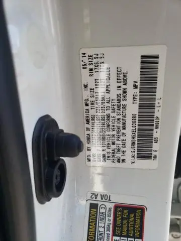 2014 HONDA CR-V EX  