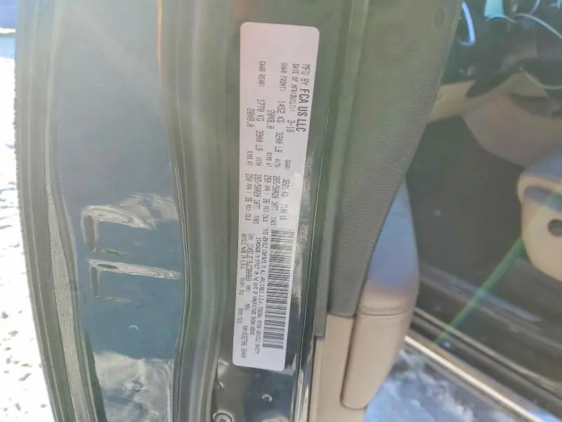 2018 DODGE DURANGO CITADEL  