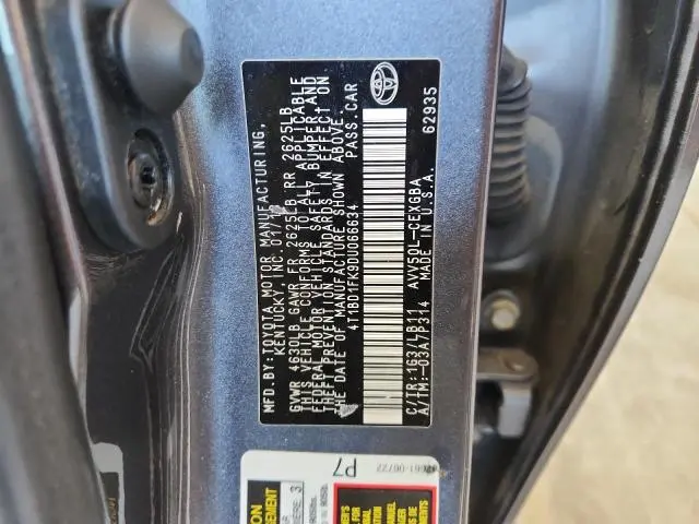 2013 TOYOTA CAMRY HYBRID  