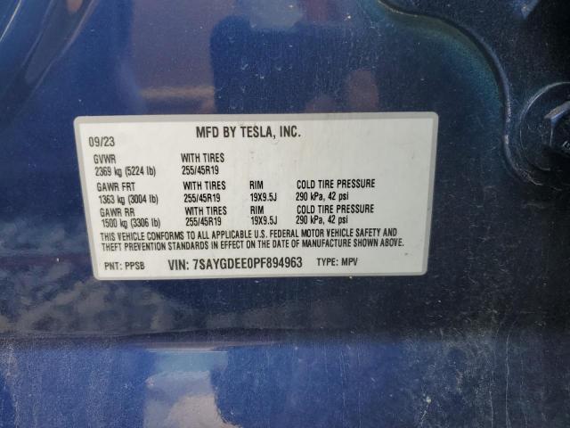 2023 TESLA MODEL Y 