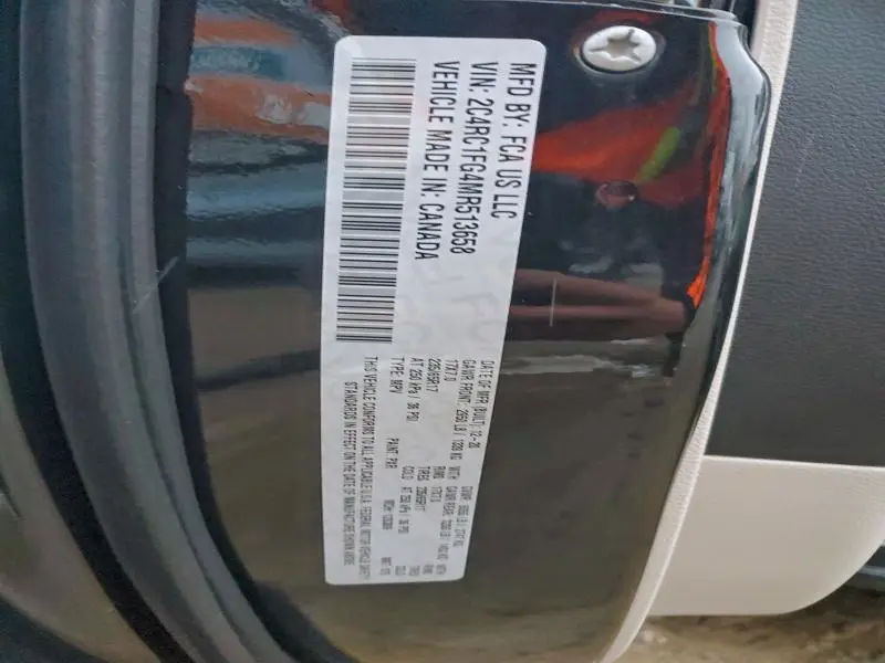 2021 CHRYSLER PACIFICA TOURING  