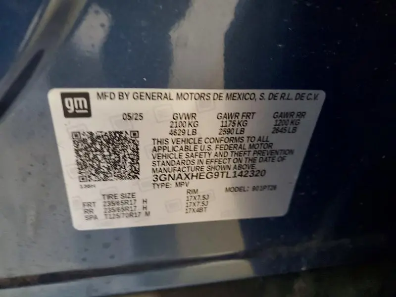 2026 CHEVROLET EQUINOX LT  