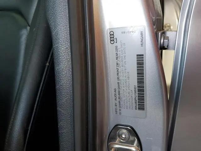 2018 AUDI A3 PREMIUM PLUS  