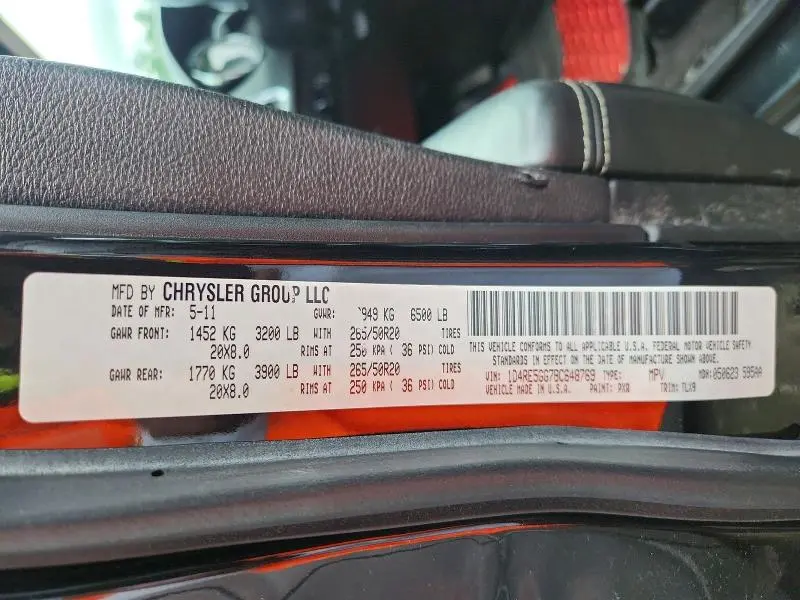 2011 DODGE DURANGO CITADEL  