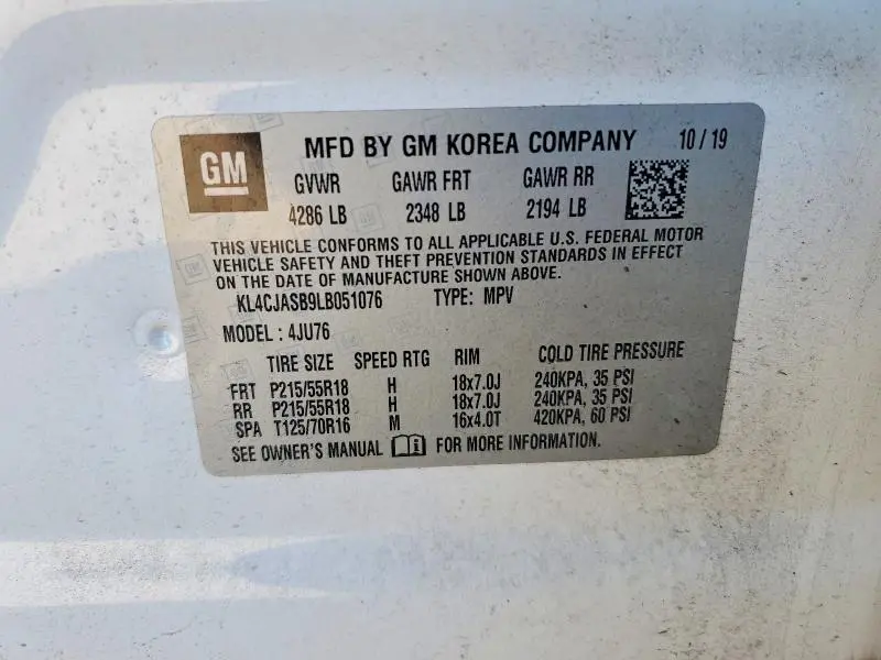 2020 BUICK ENCORE PREFERRED  