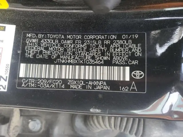2013 TOYOTA C-HR XLE  