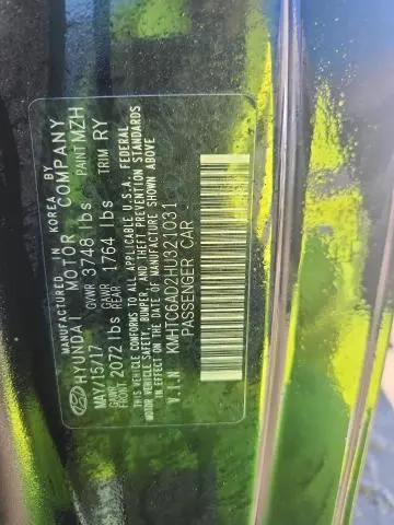 2017 HYUNDAI VELOSTER   