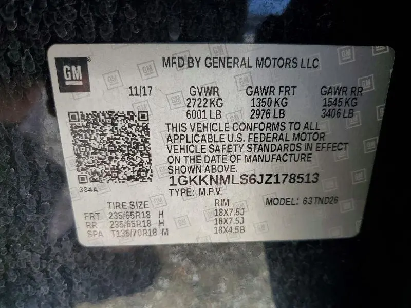 2018 GMC ACADIA SLT-1  