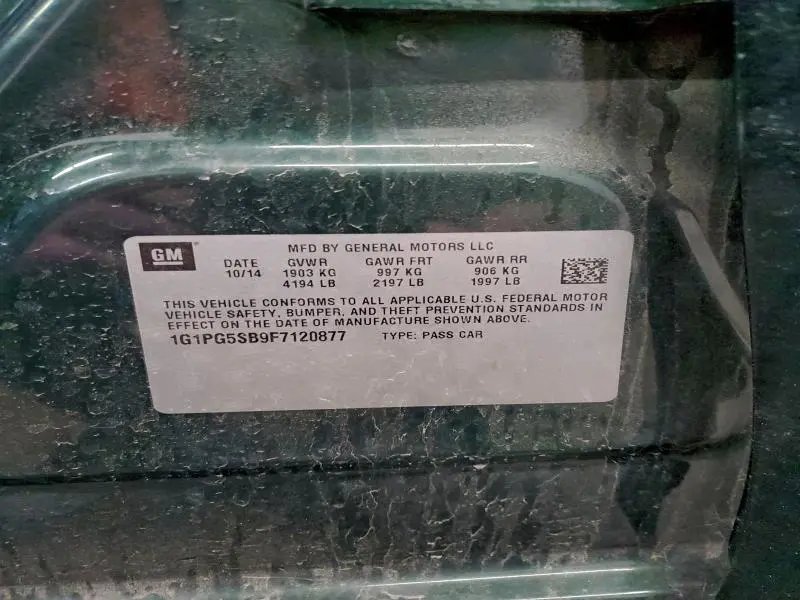 2015 CHEVROLET CRUZE LTZ  