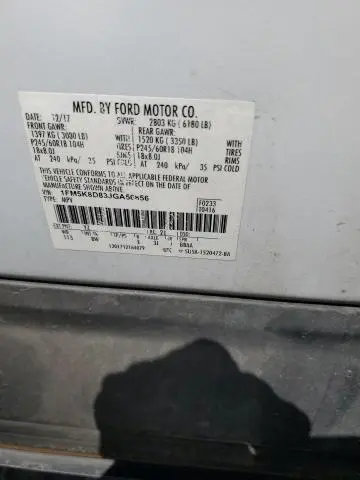 2018 FORD EXPLORER XLT  