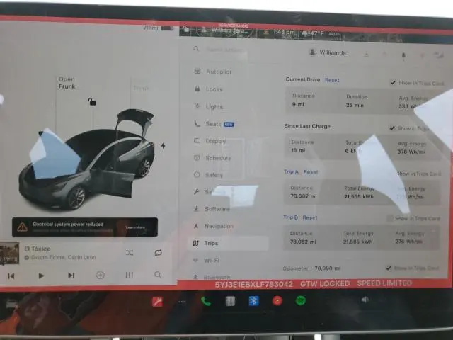 2020 TESLA MODEL 3   