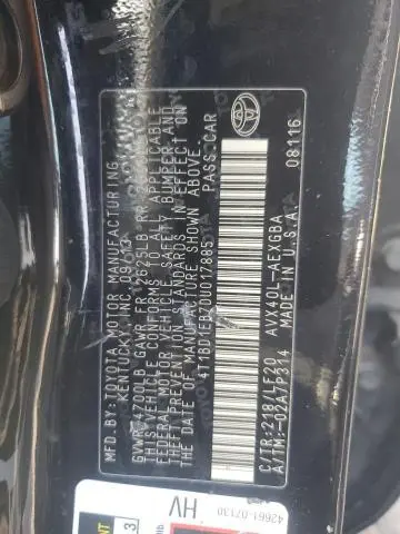 2013 TOYOTA AVALON HYBRID  