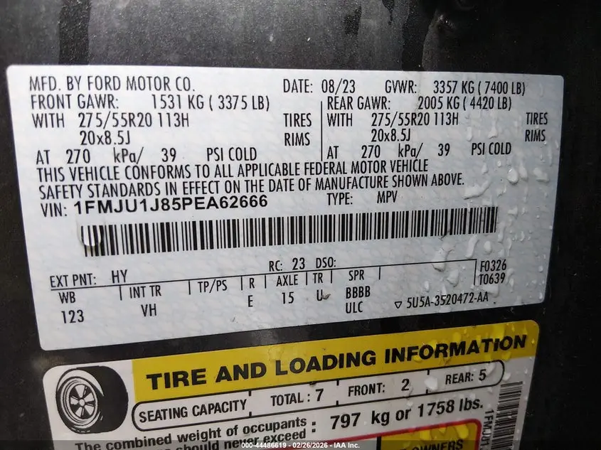 2023 FORD EXPEDITION XLT