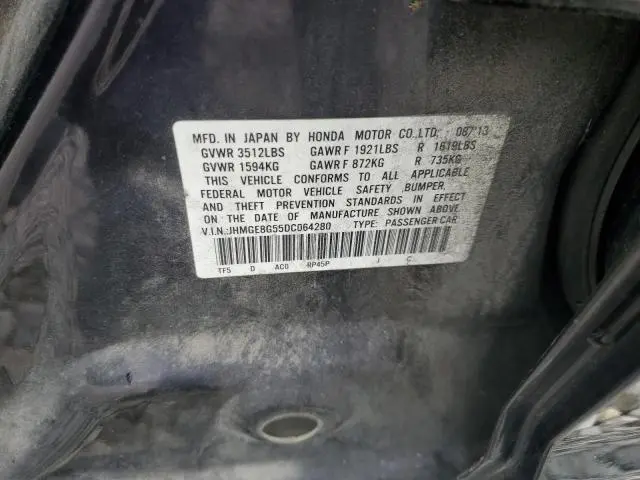 2013 HONDA FIT SPORT  