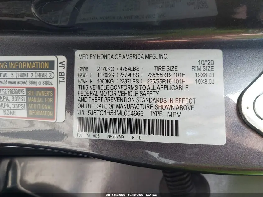 2021 ACURA RDX TECHNOLOGY PACKAGE