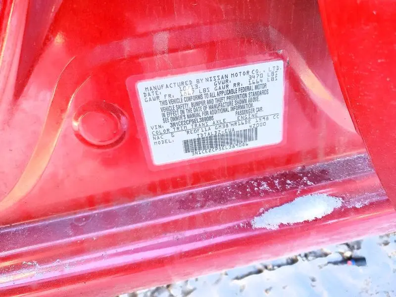 2014 NISSAN VERSA NOTE S  