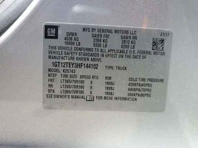 2017 GMC SIERRA K2500 SLT  