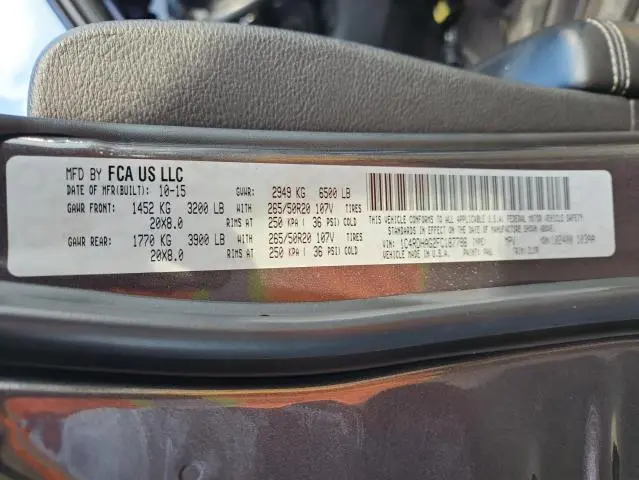 2015 DODGE DURANGO SXT  