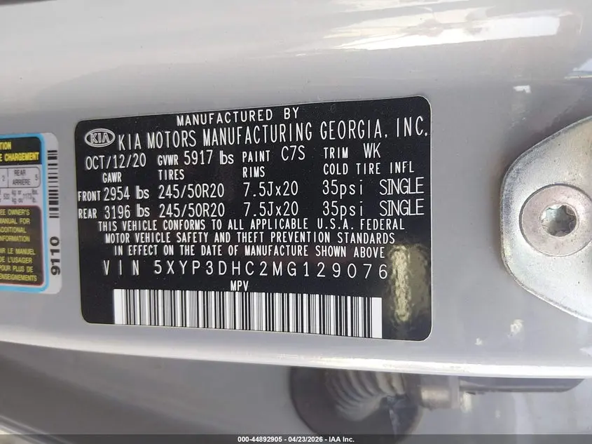 2021 KIA TELLURIDE EX