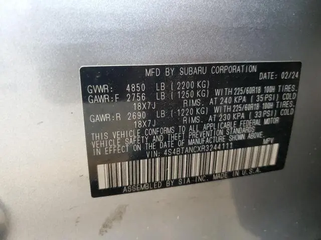 2024 SUBARU OUTBACK LIMITED  