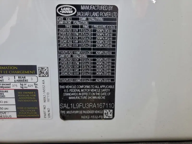 2024 LAND ROVER RANGE ROVER SPORT DYNAMIC SE  