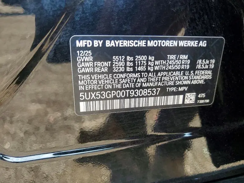 2026 BMW X3 30 XDRIVE  