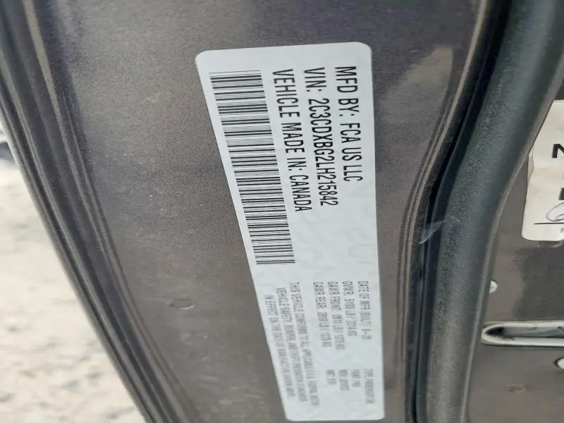 2020 DODGE CHARGER SXT  