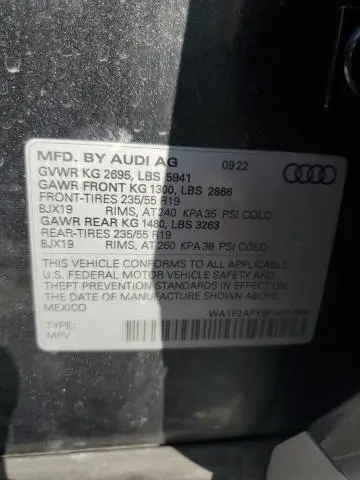 2023 AUDI Q5 E PRESTIGE 55  