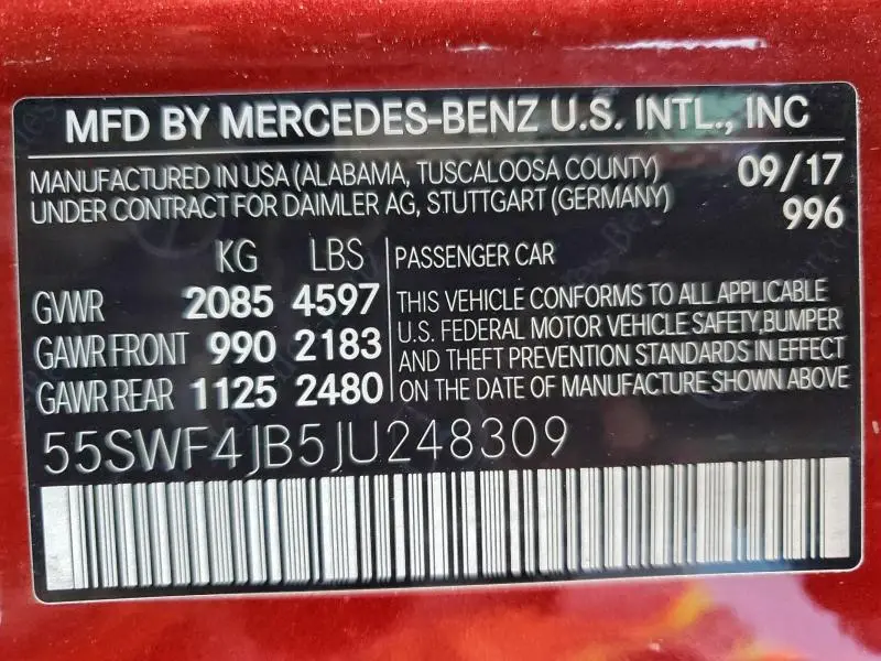 2018 MERCEDES-BENZ C 300  