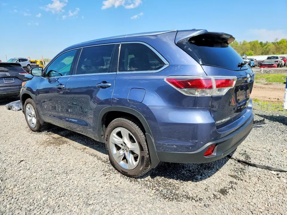 2016 TOYOTA HIGHLANDER LIMITED PLATINUM  