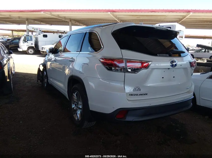 2014 TOYOTA HIGHLANDER HYBRID LIMITED PLATINUM V6