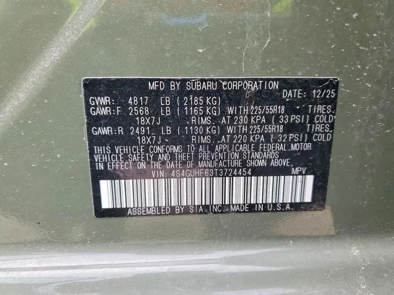 2026 SUBARU CROSSTREK SPORT  