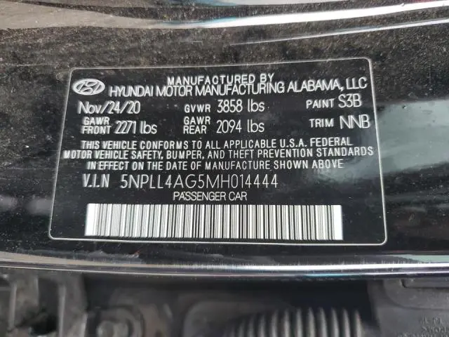 2021 HYUNDAI ELANTRA SE  