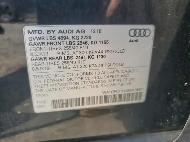 2016 AUDI Q3 PRESTIGE  