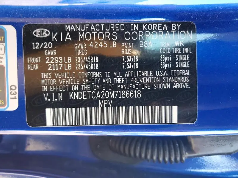 2021 KIA SELTOS SX  