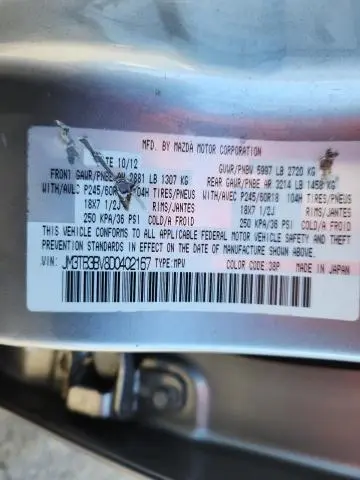 2013 MAZDA CX-9 SPORT  