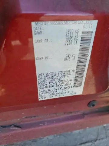 2013 NISSAN ALTIMA 2.5  