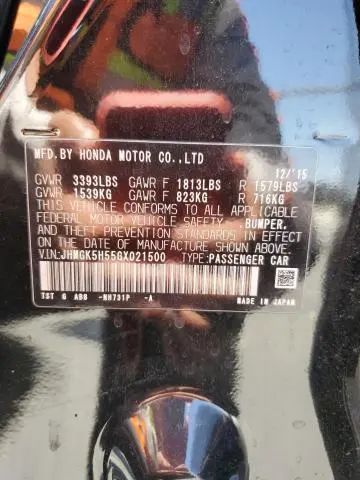 2016 HONDA FIT LX  