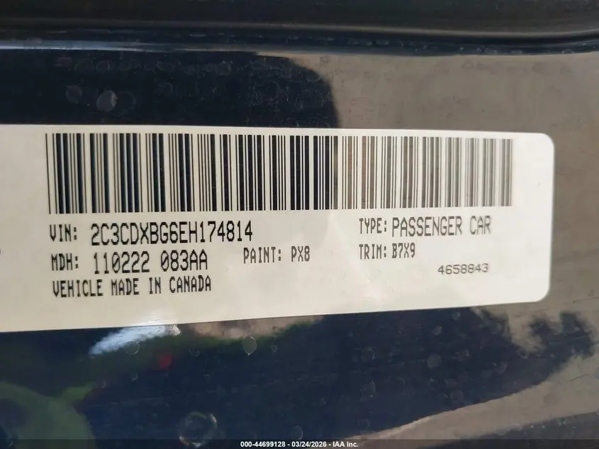 2014 DODGE CHARGER SE