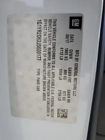 2018 CHEVROLET CORVETTE Z06 2LZ  