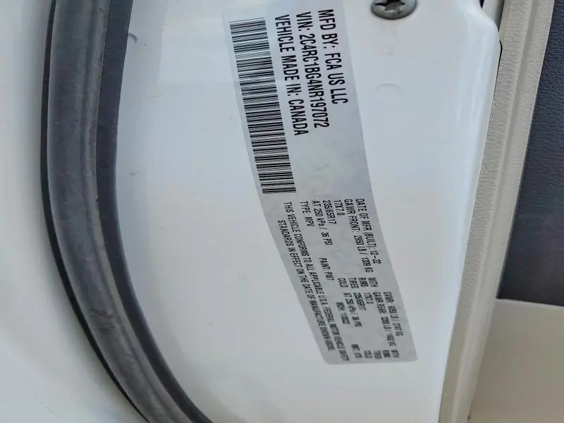 2022 CHRYSLER PACIFICA TOURING L  