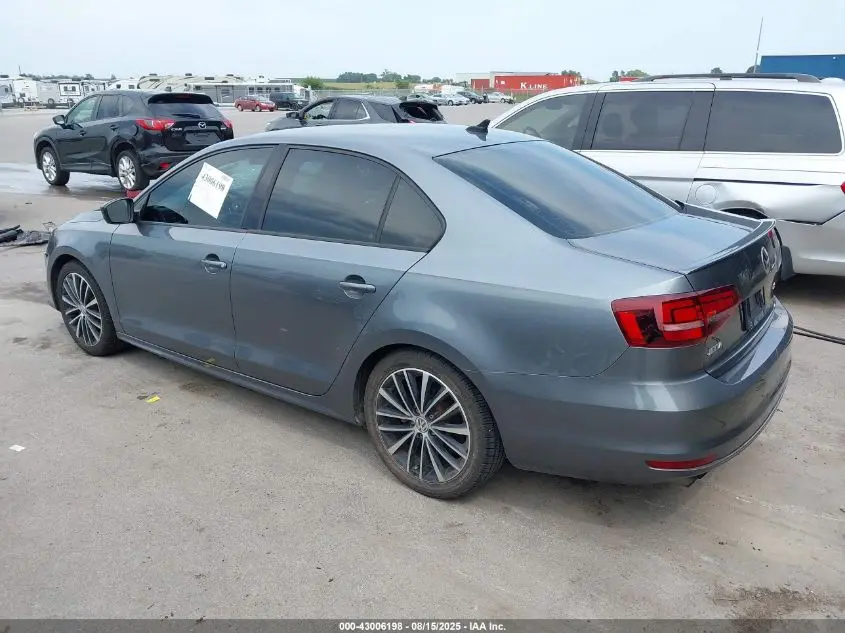 2016 VOLKSWAGEN JETTA 1.8T SPORT