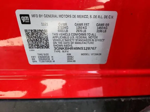 2022 CHEVROLET BLAZER 2LT  