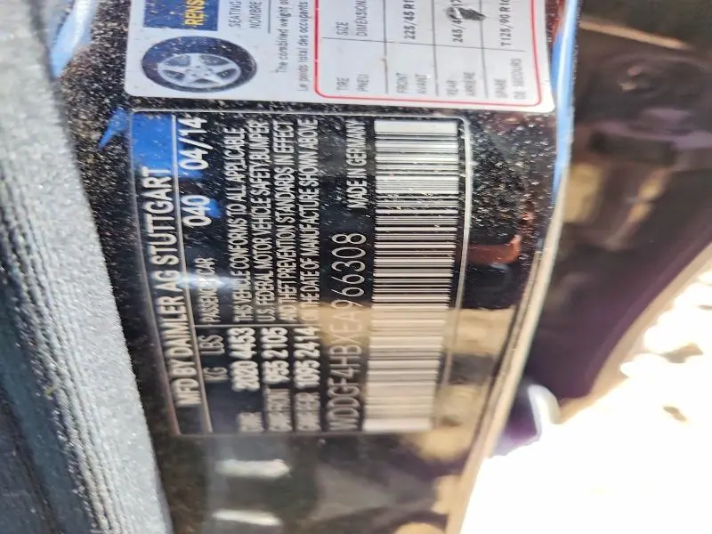 2014 MERCEDES-BENZ C 250  