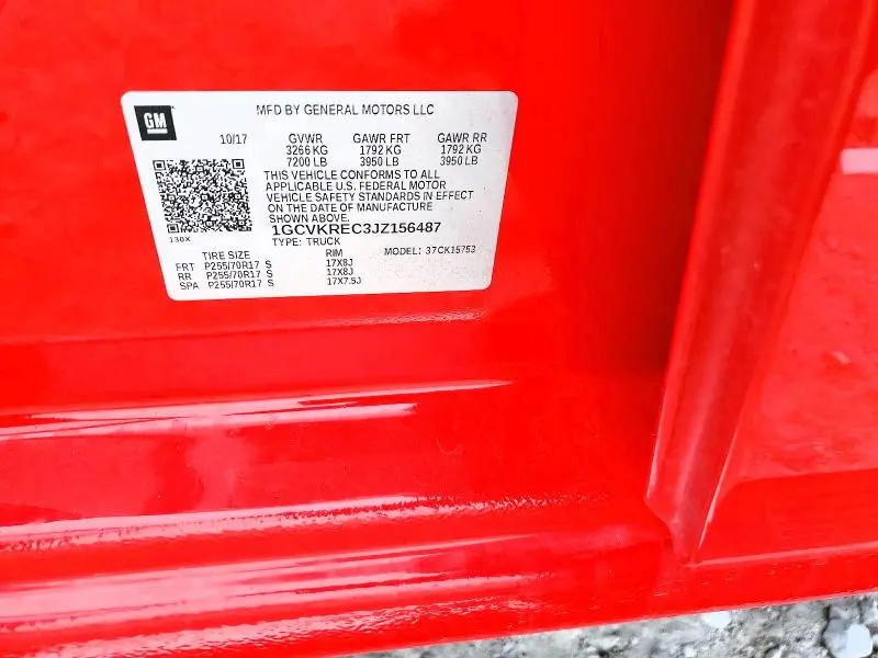 2018 CHEVROLET SILVERADO K1500 LT  