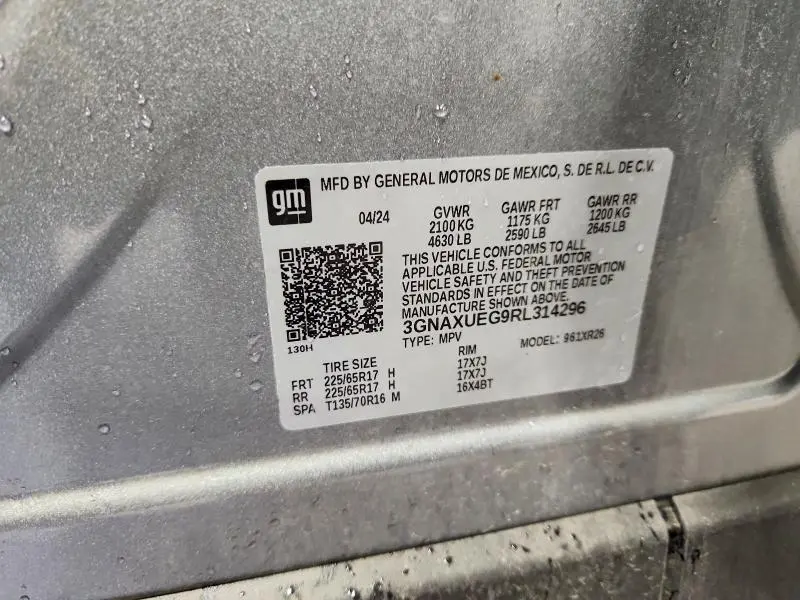 2024 CHEVROLET EQUINOX LT  