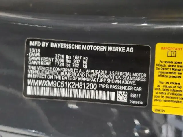 2019 MINI COOPER JOHN COOPER WORKS  